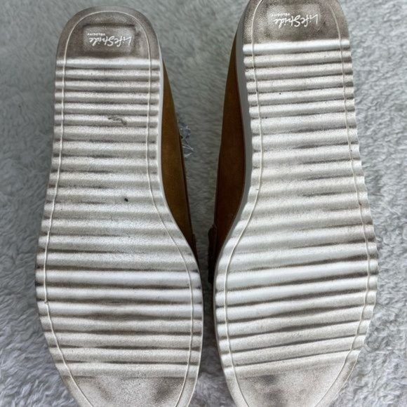 Life stride Womens slip on loafers tan faux fir brown tan size 6.5 - Picture 9 of 10